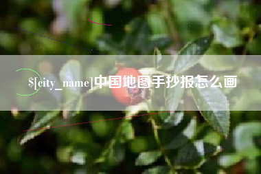 肇庆中国地图手抄报怎么画