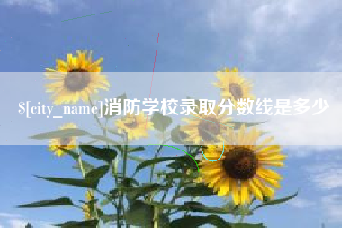 肇庆消防学校录取分数线是多少