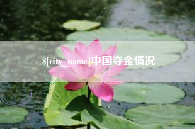 肇庆中国夺金情况