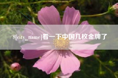 肇庆看一下中国几枚金牌了