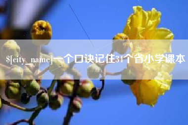 肇庆一个口诀记住34个省小学课本