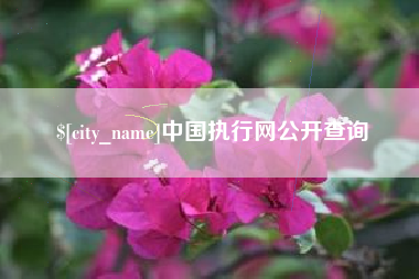 肇庆中国执行网公开查询