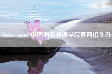 肇庆中国消防救援学院官网招生办