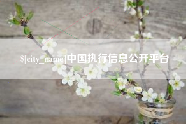 肇庆中国执行信息公开平台