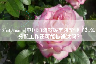 肇庆中国消防救援学院毕业了怎么分配工作还可能被逃汰吗？