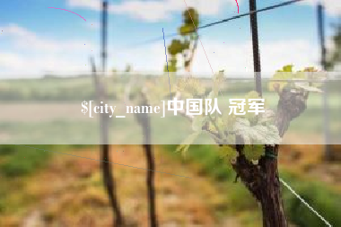 肇庆中国队 冠军