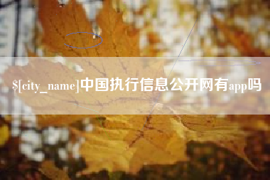 肇庆中国执行信息公开网有app吗