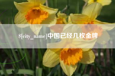 肇庆中国已经几枚金牌