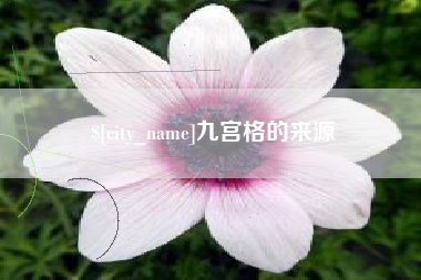 肇庆九宫格的来源