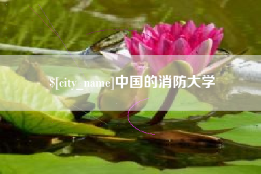 肇庆中国的消防大学