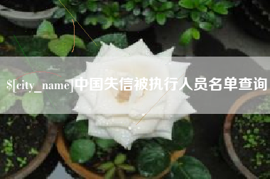 肇庆中国失信被执行人员名单查询