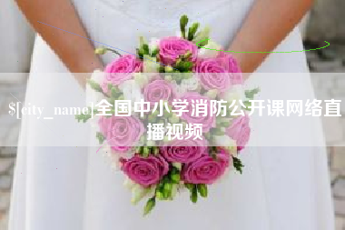 肇庆全国中小学消防公开课网络直播视频