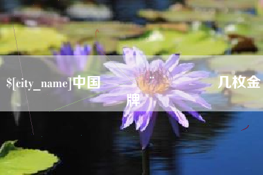 肇庆中国🇨🇳几枚金牌