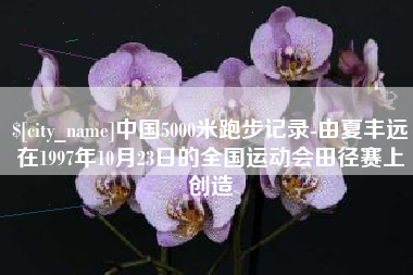 肇庆中国5000米跑步记录-由夏丰远在1997年10月23日的全国运动会田径赛上创造