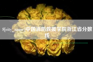 肇庆中国消防救援学院浙江省分数线