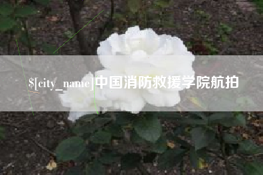 肇庆中国消防救援学院航拍
