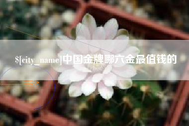 肇庆中国金牌哪六金最值钱的