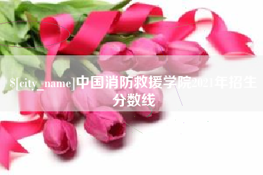 肇庆中国消防救援学院2021年招生分数线