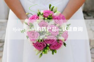 肇庆消防产品ccc认证查询