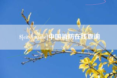 肇庆中国消防在线查询