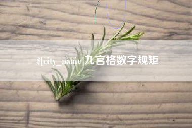 肇庆九宫格数字规矩