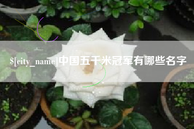 肇庆中国五千米冠军有哪些名字